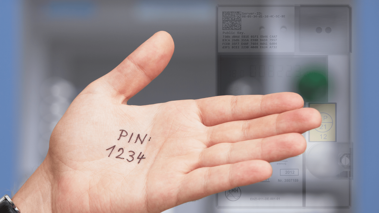 PIN-Eingabe am digitalen Zähler – so funktioniert's - energieleser