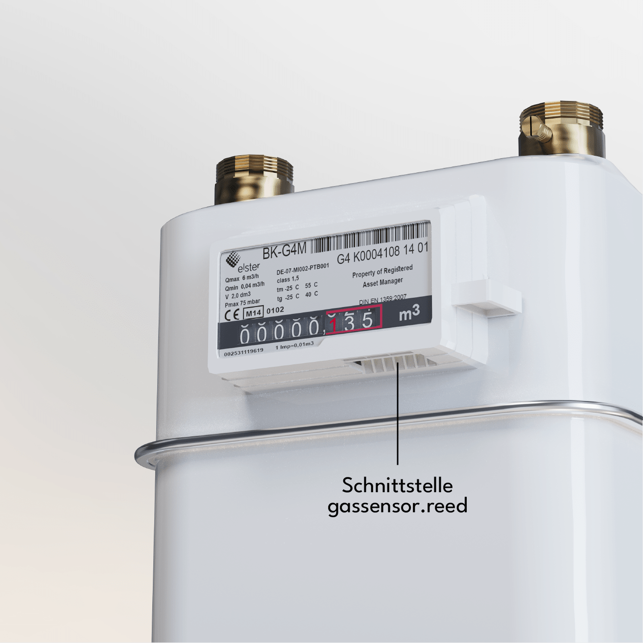 gassensor.reed - energieleser