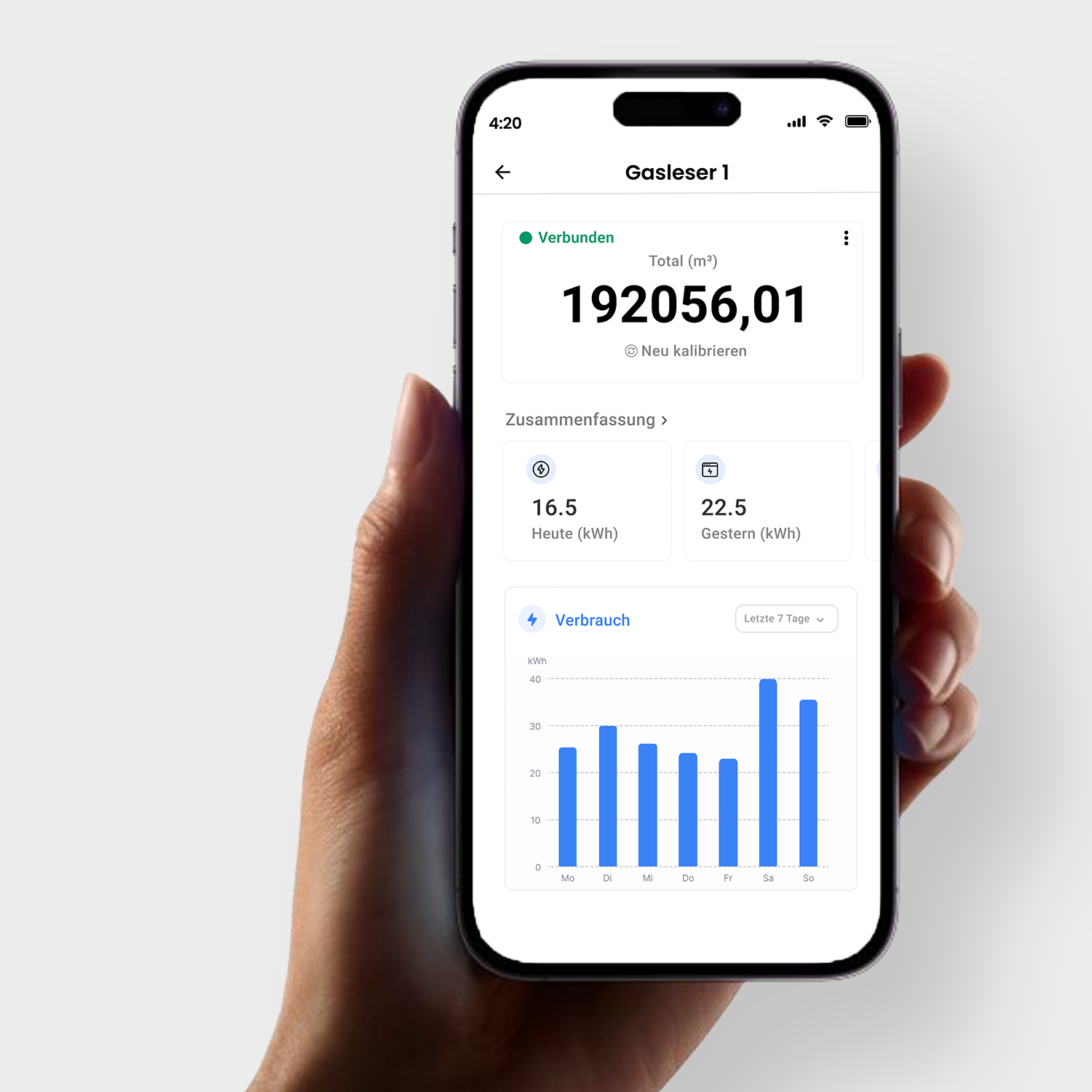 stromleser App - gasleser