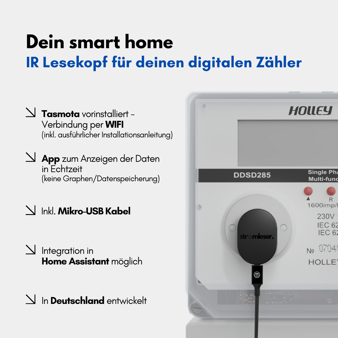 Stromleser WIFI - IR Lesekopf für intelligente Stromzähler - stromleser