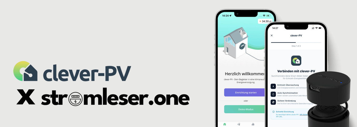 stromleser.one jetzt mit clever-PV integriert – Echtzeit-Zählerdaten für intelligentes PV-Energiemanagement - energieleser