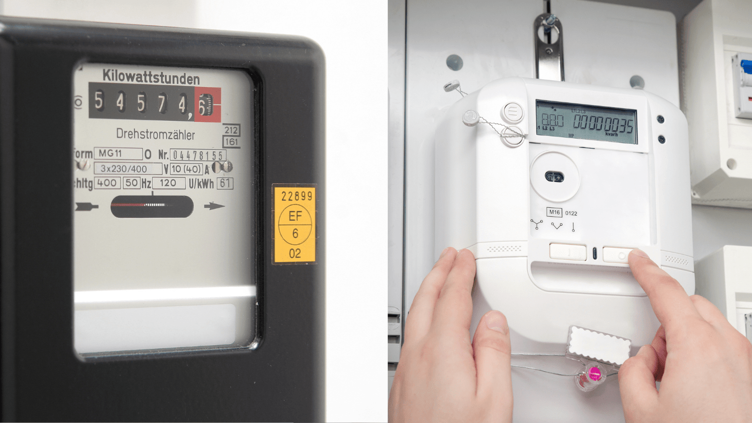 Von analog zu smart: So unterscheiden sich Ferraris-Zähler, moderne Stromzähler und intelligente Messsysteme (Smart Meter) - stromleser
