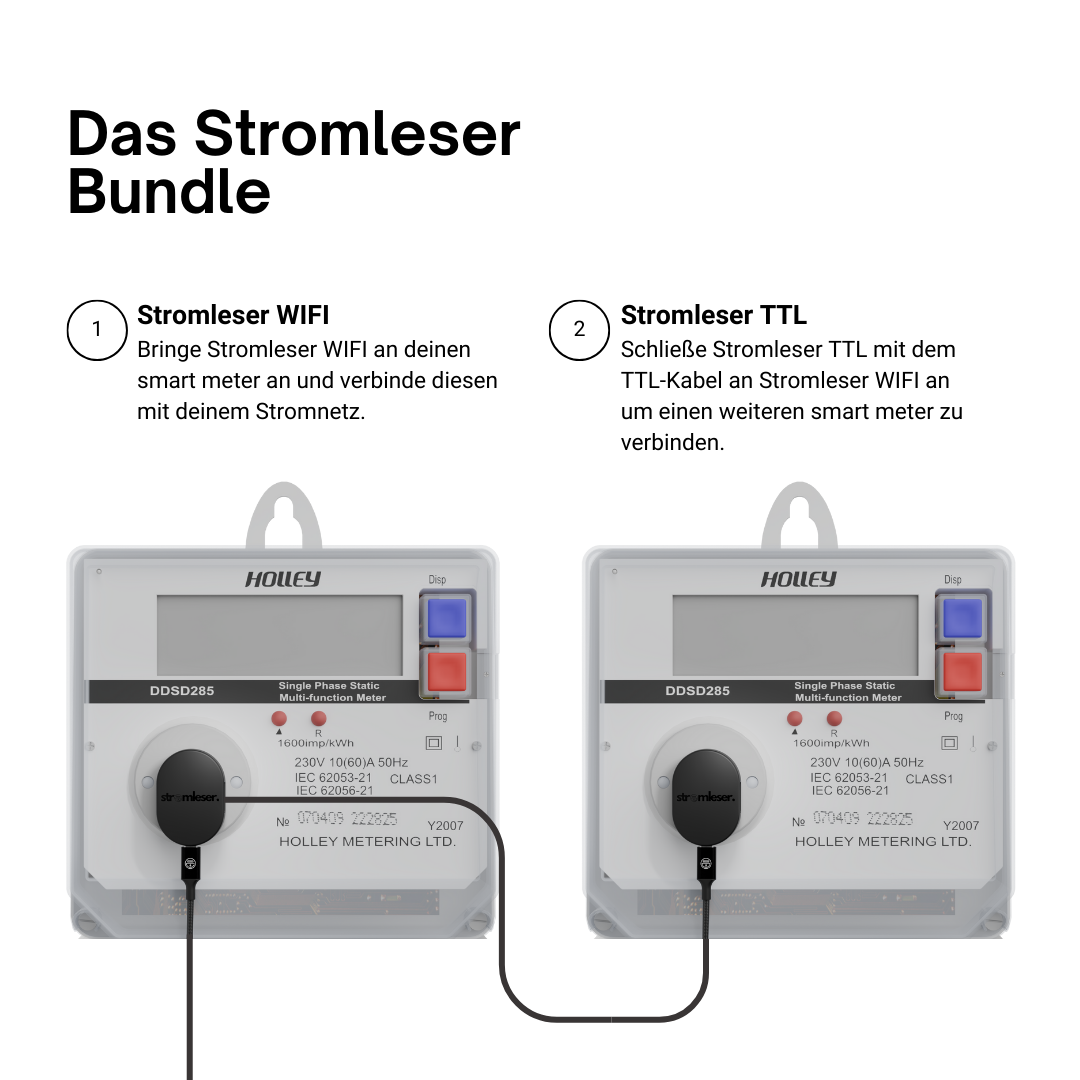 Stromleser Bundle: WIFI + TTL